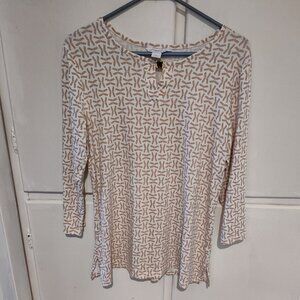 Women's Liz Claiborne Tan size M Blouse
